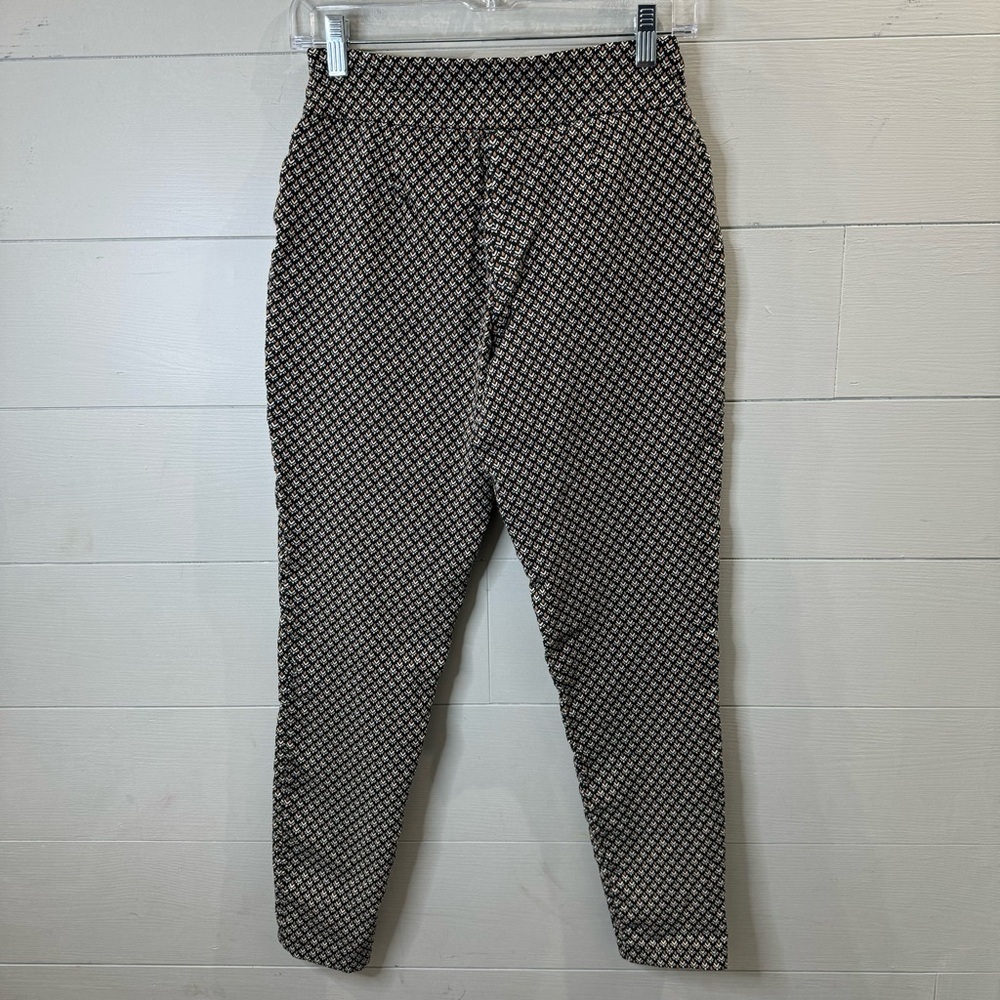 Versona Women's Pull On Modern Patterned Pants Size 6 - Picture 6 of 9